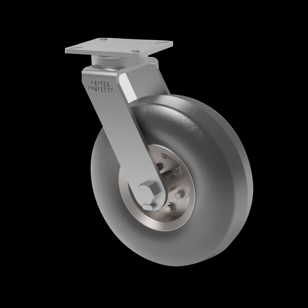14x5.30/6 Pneumatic Rubber Swivel Caster