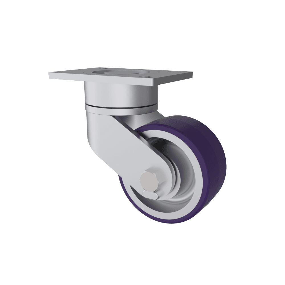 6x3 HPPT Polyurethane Maintenance Free Swivel Caster
