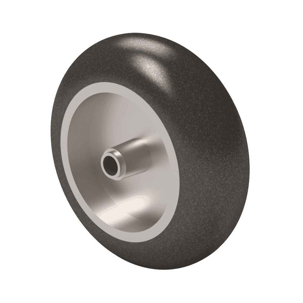 4x2 Round Tread T/R-95 Polyurethane Caster Wheel