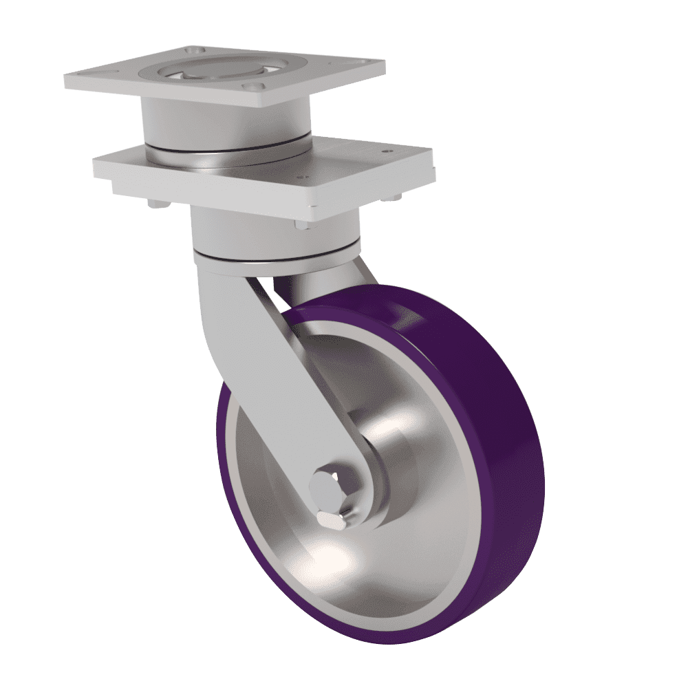 10x3 HPPT Polyurethane Swivel On Swivel (SoS) Caster