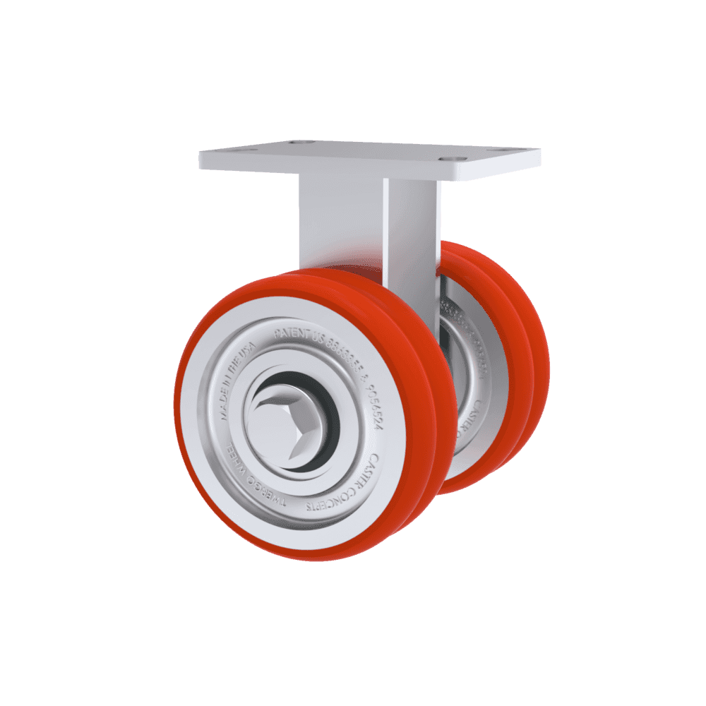 10x2 TWERGO Xtreme T/R Polyurethane Rigid Caster