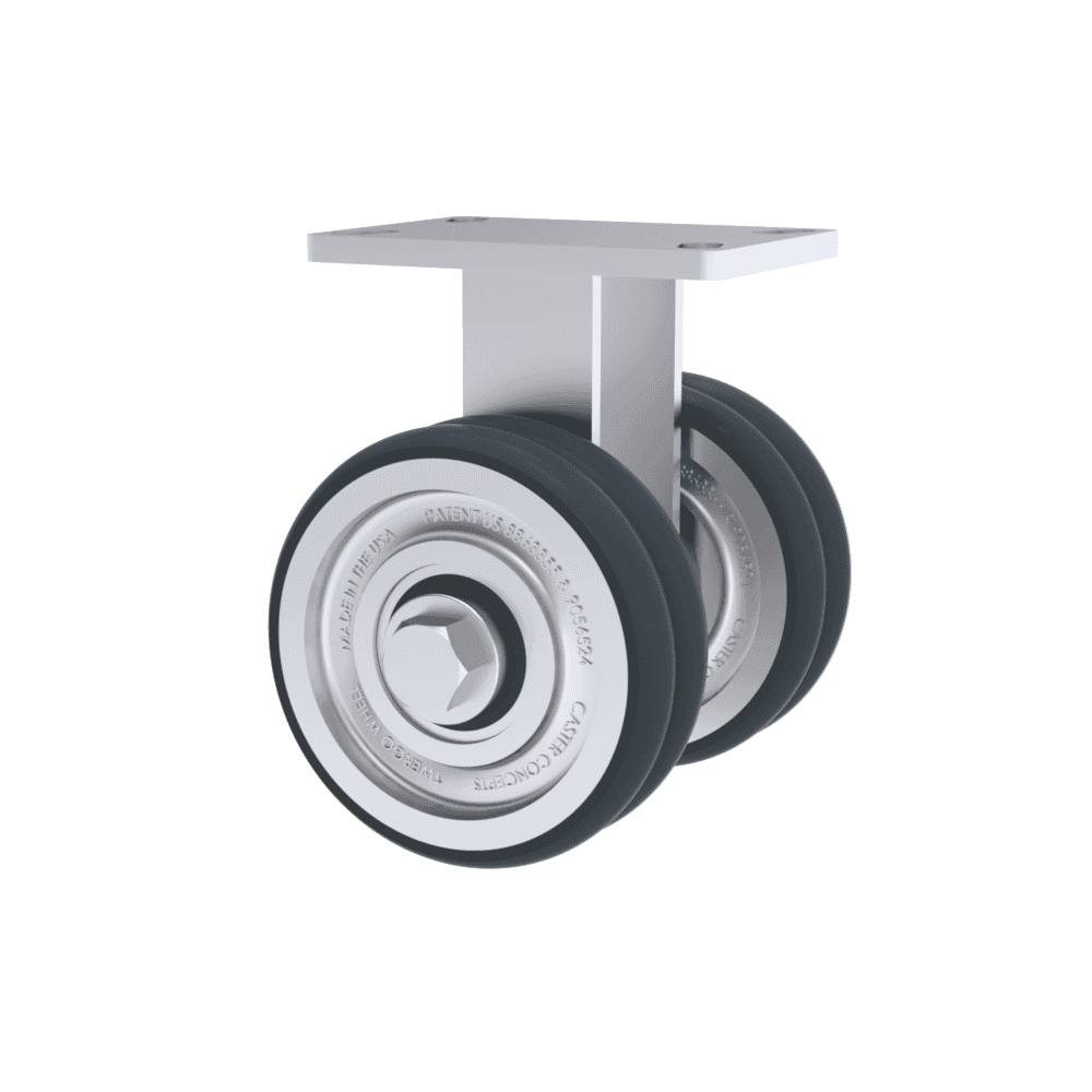 10x2 TWERGO Xtreme T/R-95 Polyurethane Rigid Caster