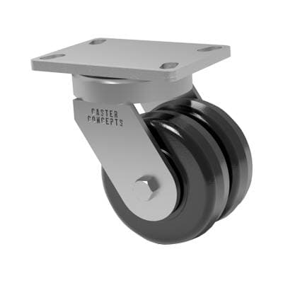 5x2 Dual Wheel Phenolic Resin Swivel Caster