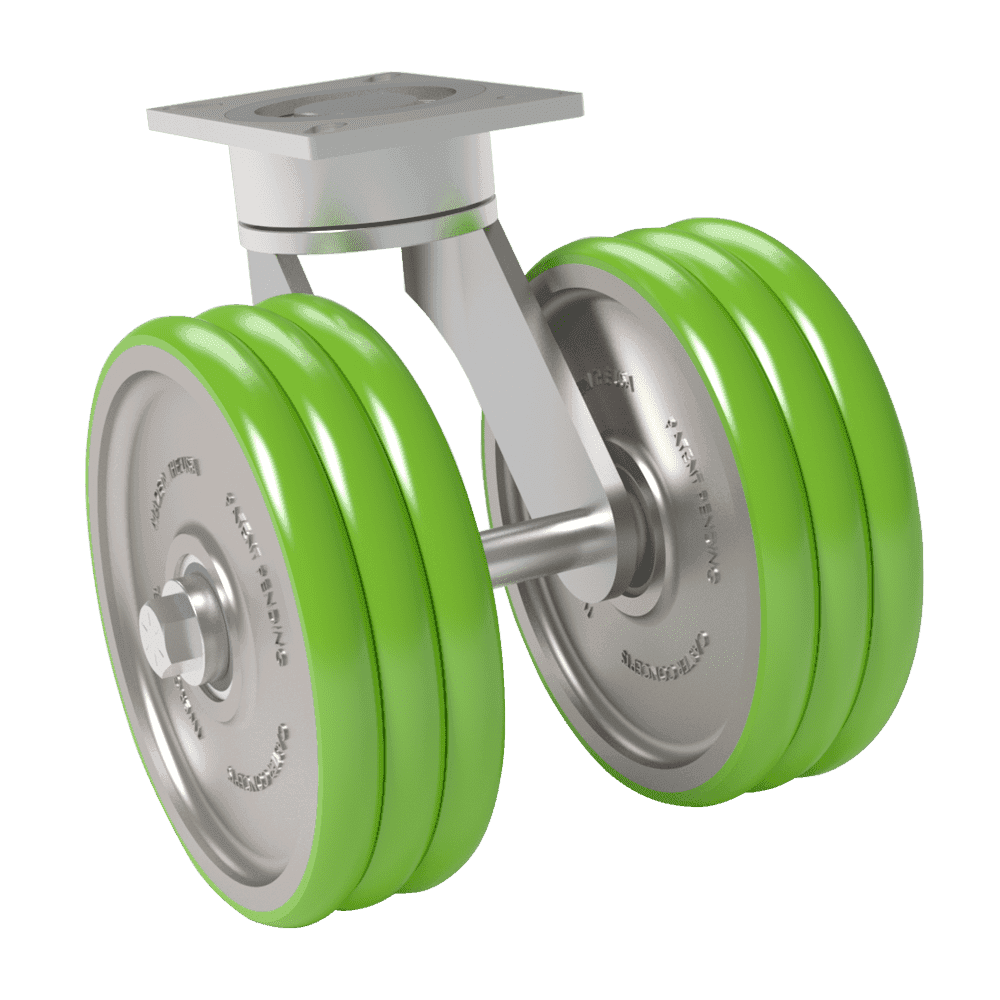 10x3 TWERGO Xtreme ErgoTread Swivel Caster