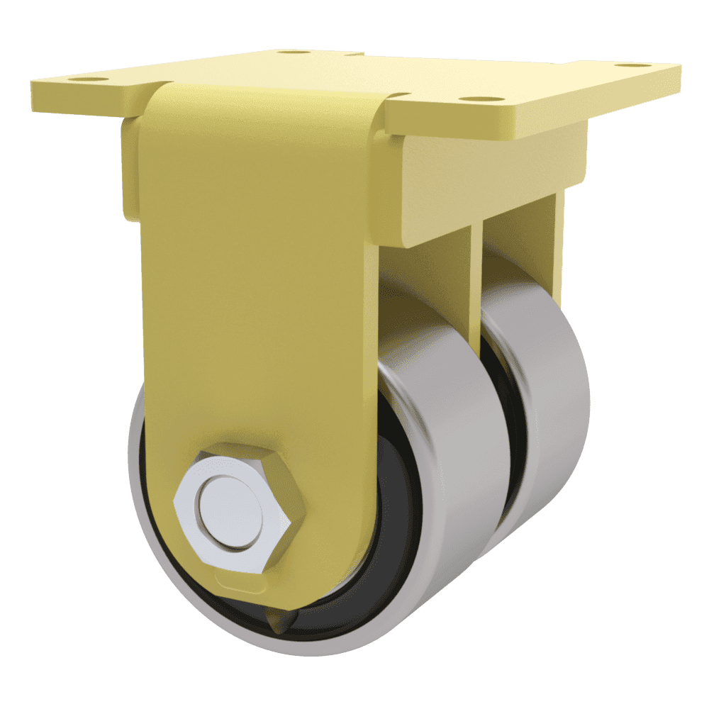 10×3 Dual Wheel H.D. Forged Steel Rigid Caster