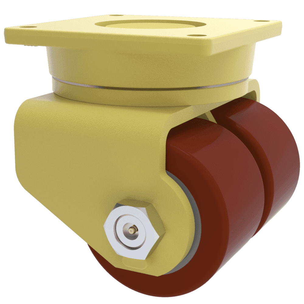 10x4 Dual Wheel H.D. Standard Polyurethane Swivel Caster