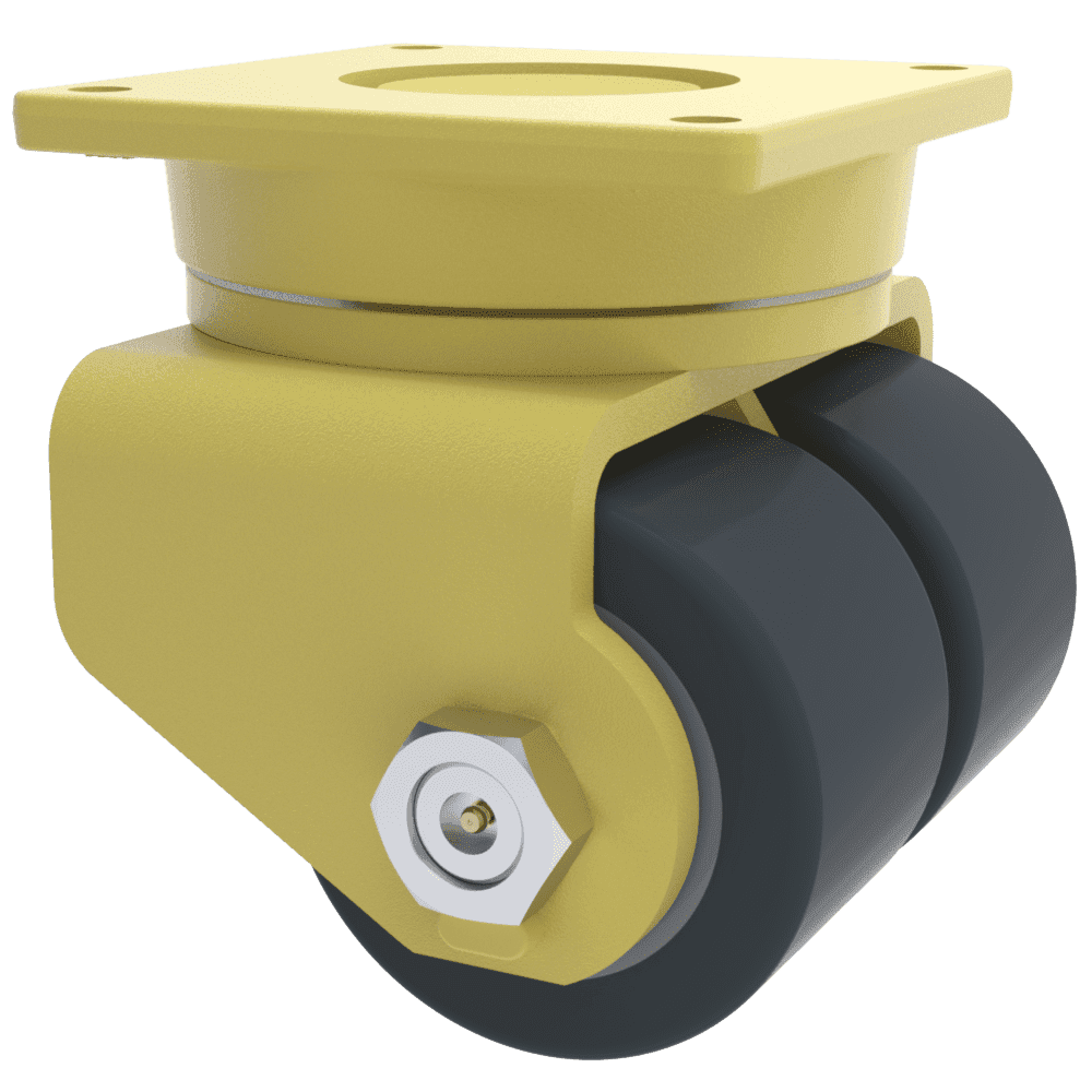 10×3 Dual Wheel H.D. T/R-95 Polyurethane Swivel Caster