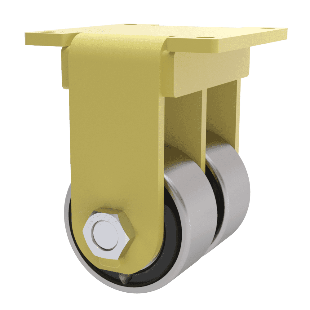 10x4 Dual Wheel Forged Steel Rigid Caster