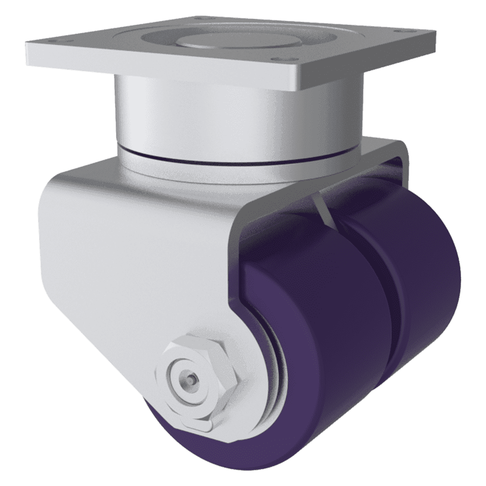10x5 Dual Wheel H.D. HPPT Polyurethane Swivel Caster