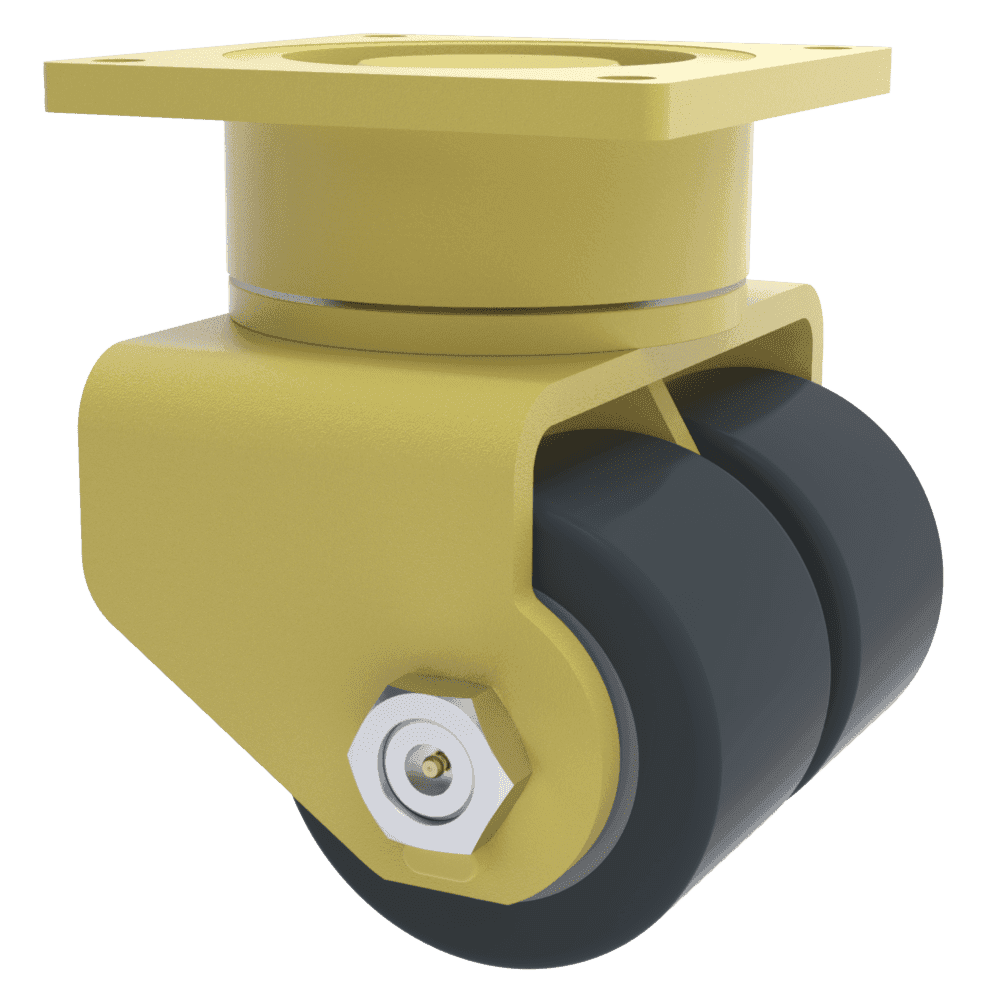 10x4 Dual Wheel H.D. T/R-95 Polyurethane Swivel Caster