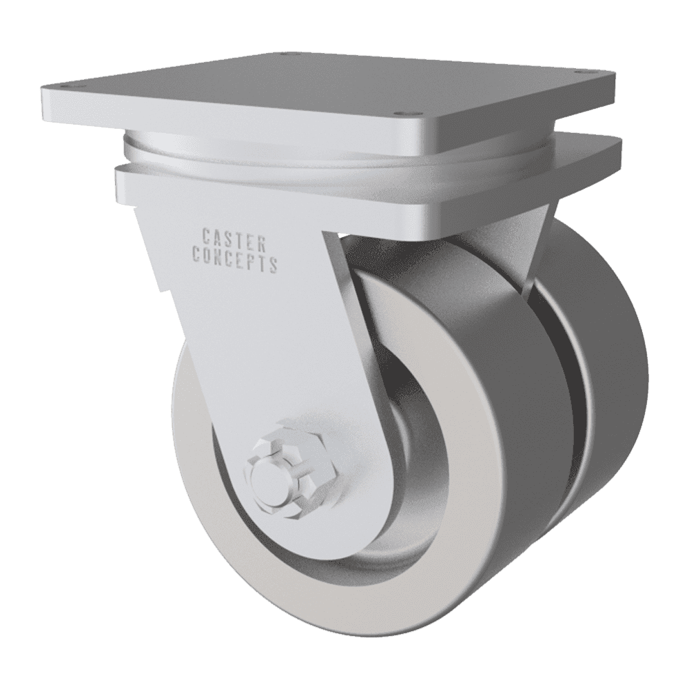10x4 Dual Wheel H.D. Forged Steel Swivel Caster