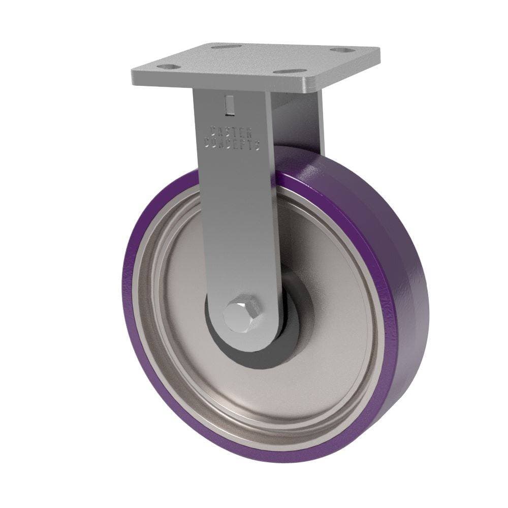 8x2 CasterShoX HPPT Polyurethane Rigid Caster
