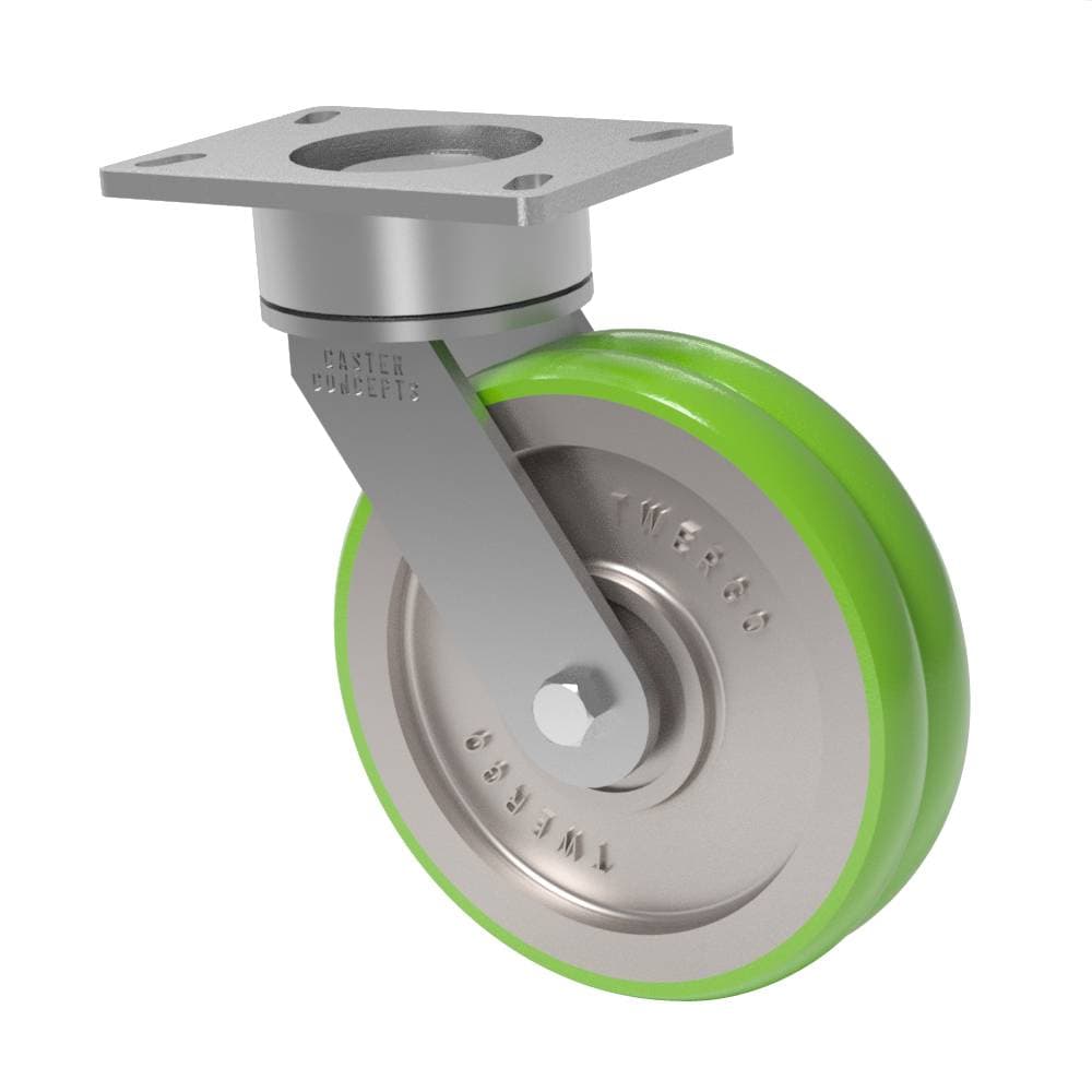 6x2 TWERGO ErgoTread Swivel Caster