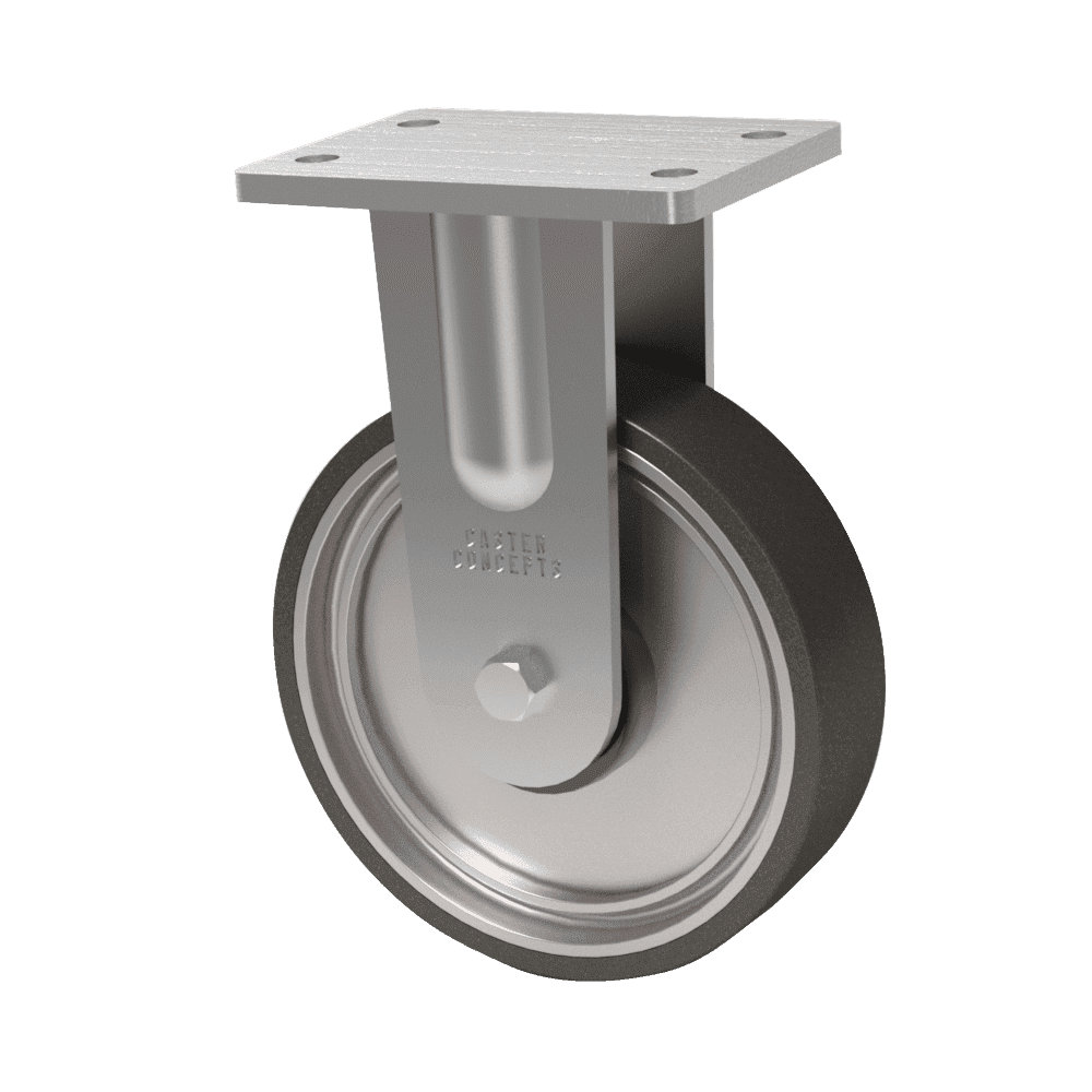 8x2 CasterShoX T/R-95 Polyurethane Rigid Caster