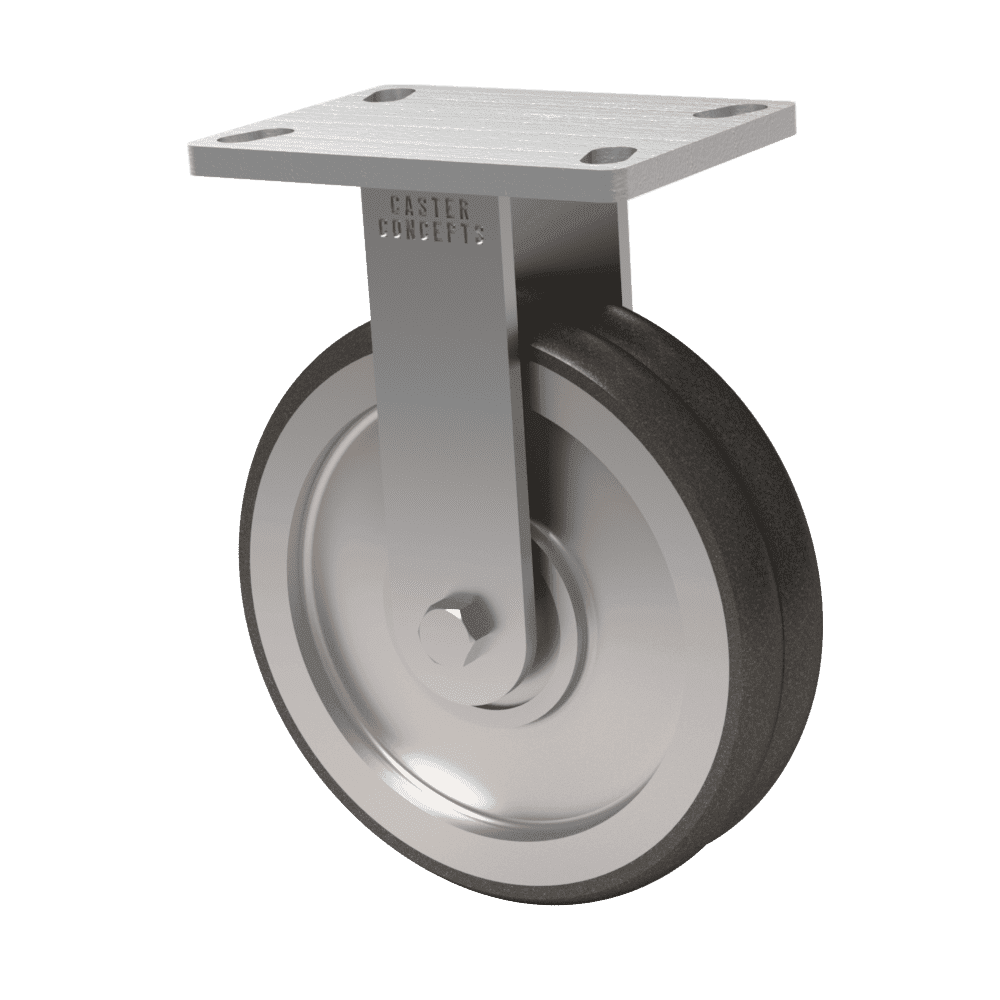 10x2 TWERGO T/R Polyurethane Rigid Caster
