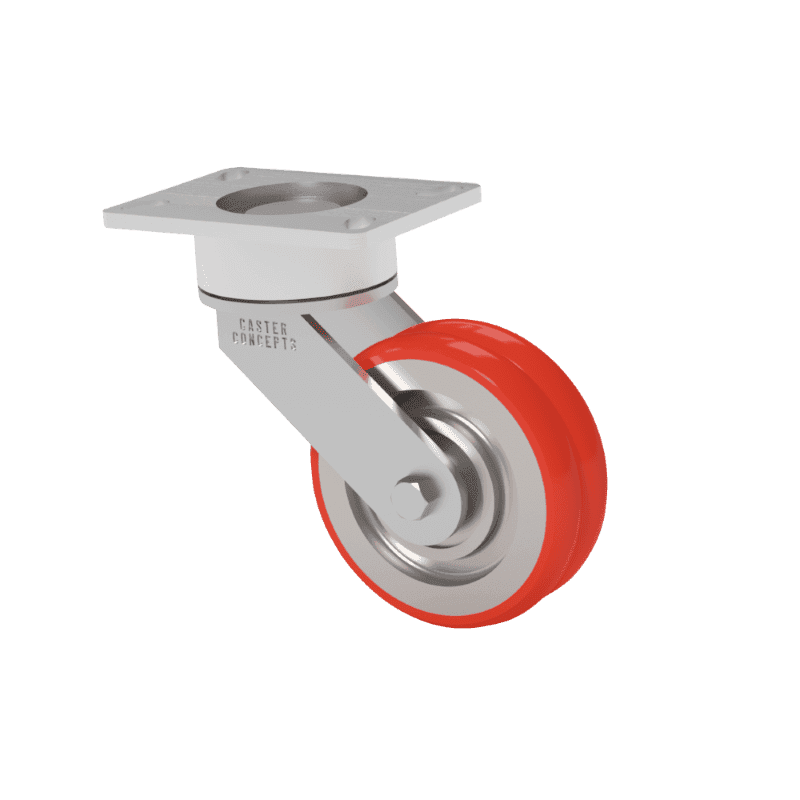 6x2 TWERGO T/R Polyurethane Swivel Caster