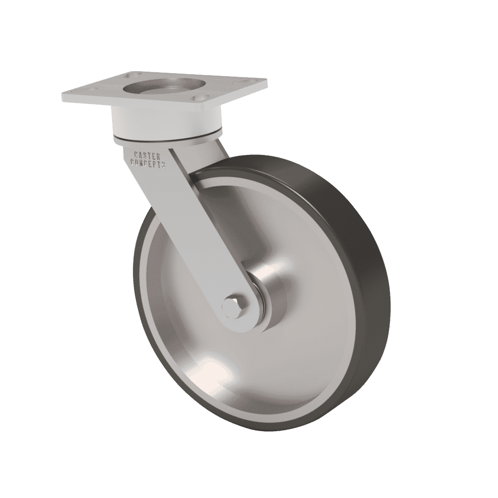 10x2 T/R-95 Polyurethane Maintenance Free Swivel Caster