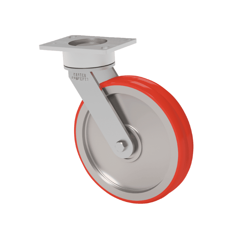 10x2 TWERGO T/R Polyurethane Swivel Caster
