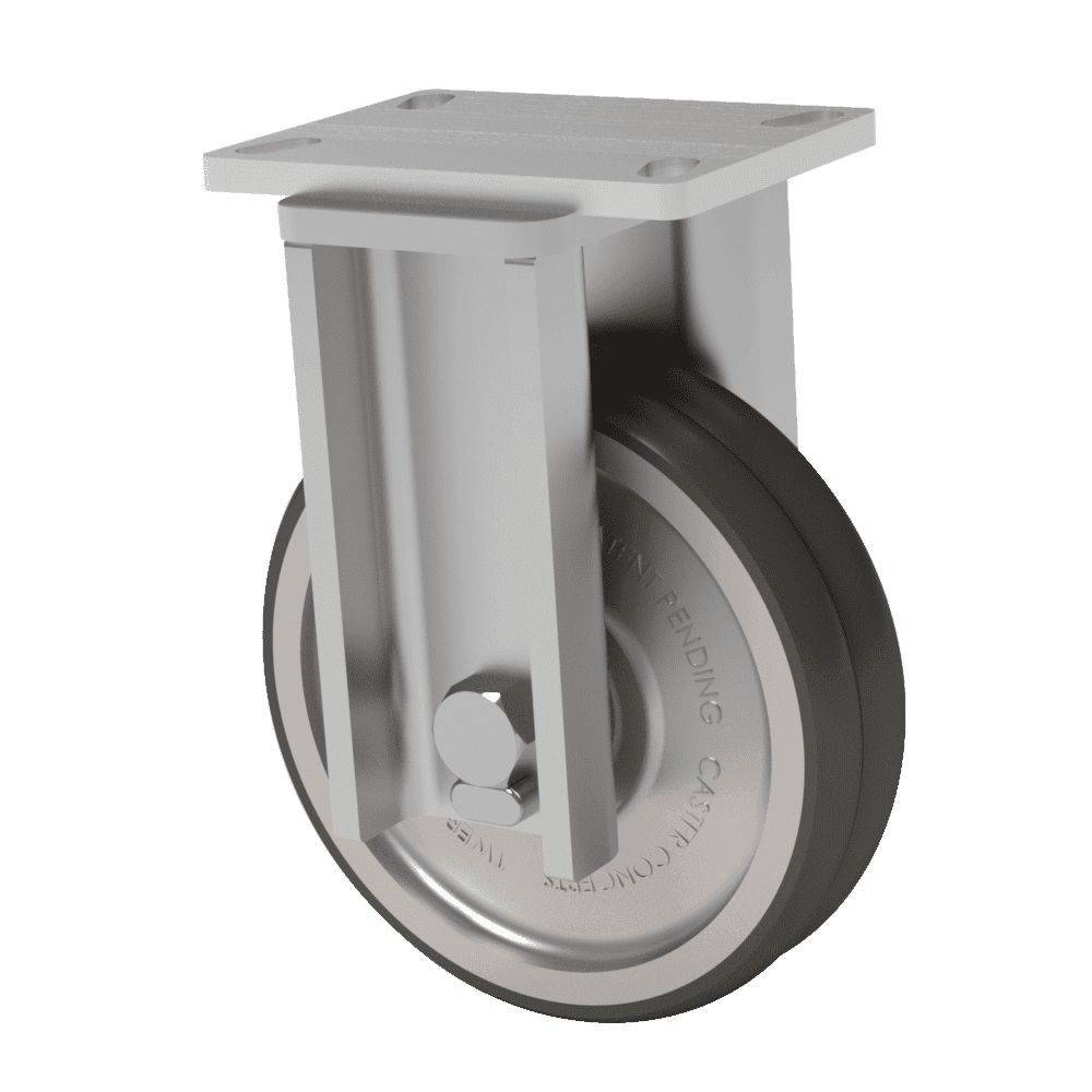 10x2 Hercules T/R-95 Polyurethane Rigid Caster W/ TWERGO Wheel