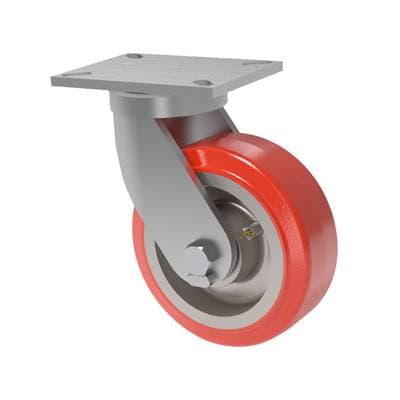 6x3 H.D. T/R Polyurethane Swivel Caster