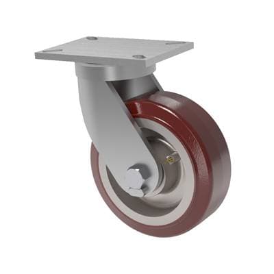 6x3 H.D. Standard Polyurethane Swivel Caster