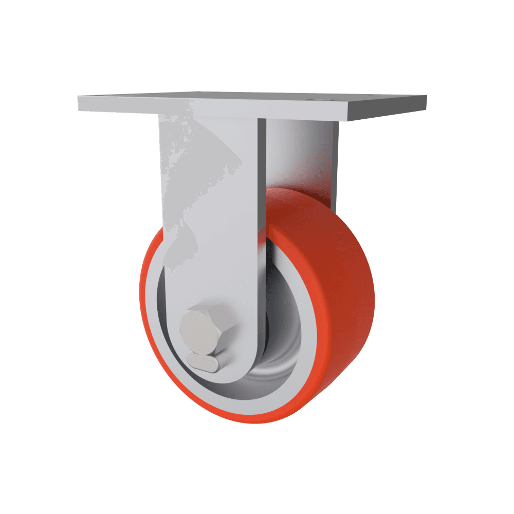 10x3 T/R Polyurethane Rigid Caster