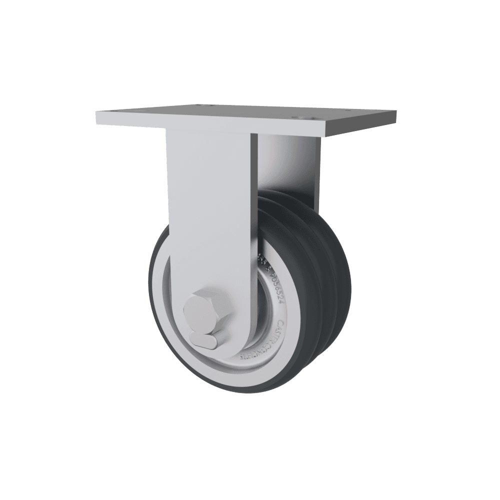 12x3 TWERGO T/R-95 Polyurethane Rigid Caster