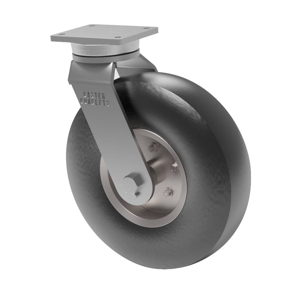 16x4.80/8 Pneumatic Rubber Swivel Caster