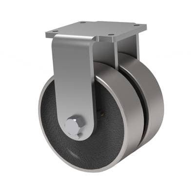 6x3 Dual Wheel Forged Steel Rigid Caster