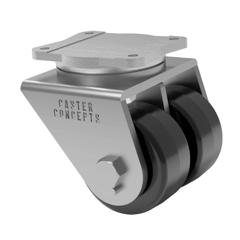 6x3 Dual Wheel Phenolic Resin Swivel Caster
