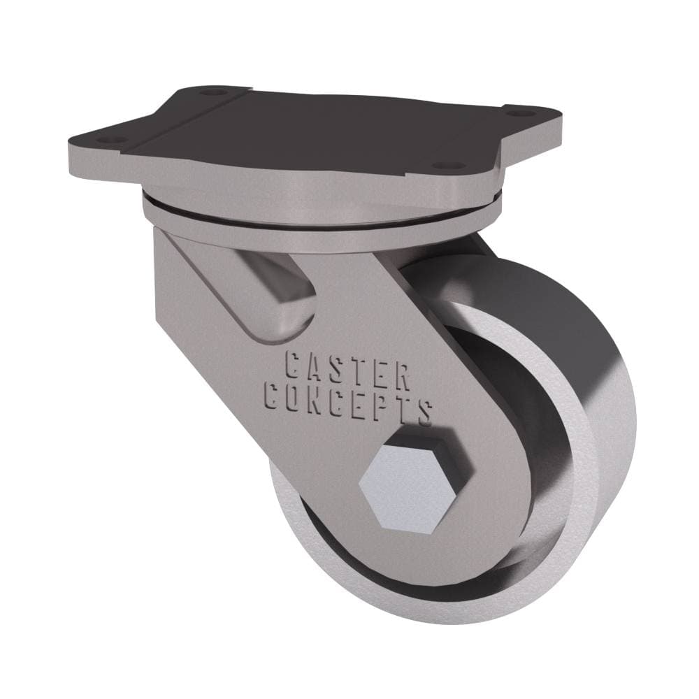 6x3 Cast Iron Swivel Caster