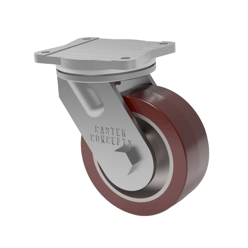8x3 H.D. Standard Polyurethane Swivel Caster