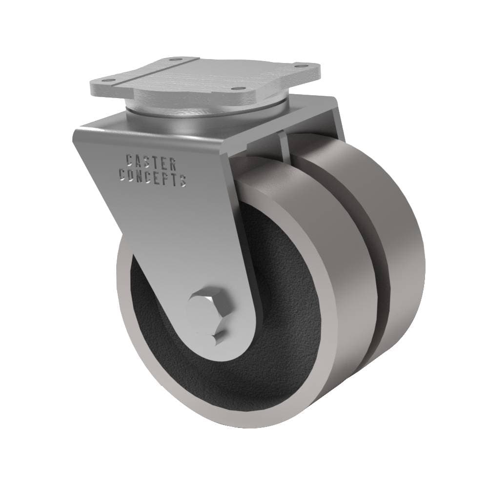 10x3 Dual Wheel H.D. Forged Steel Rigid Caster