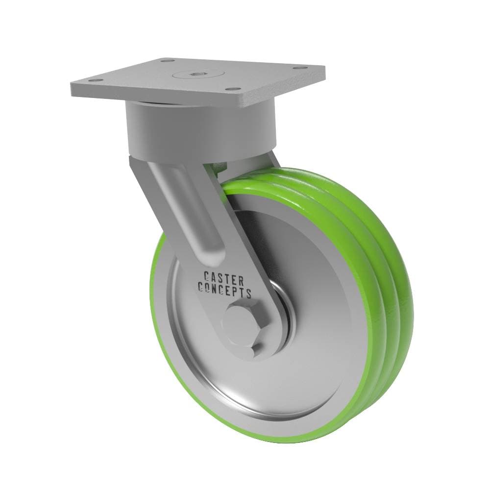 10x3 TWERGO T/R Polyurethane Swivel Caster