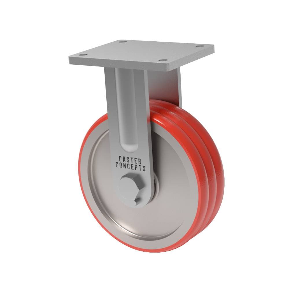 10x3 TWERGO T/R Polyurethane Rigid Caster