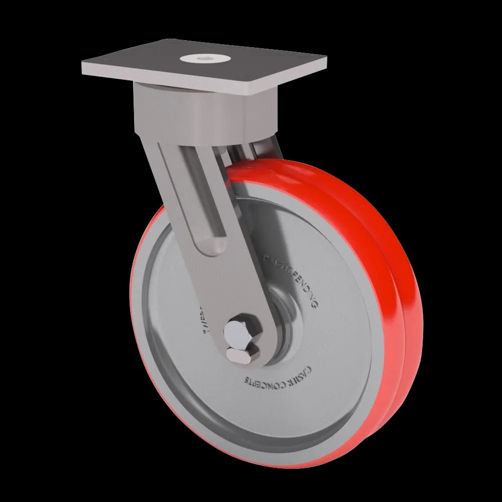 12x3 T/R Polyurethane Maintenance Free Swivel Caster