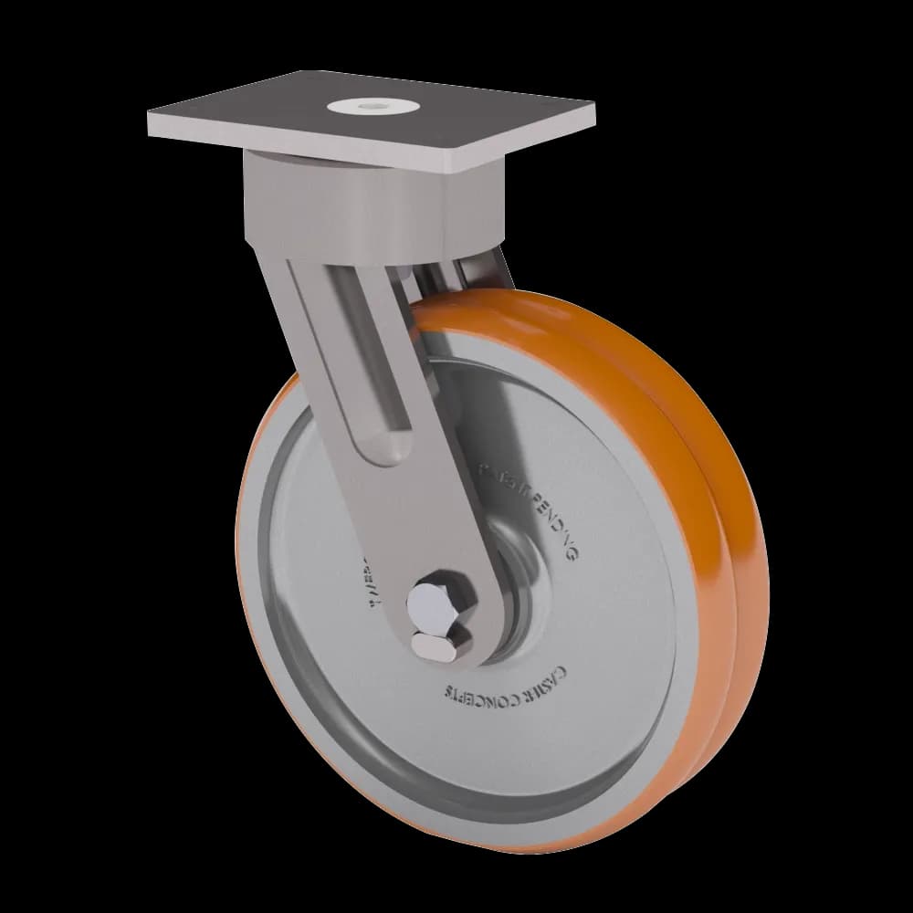 12x3 T/R-95 Polyurethane Maintenance Free Swivel Caster