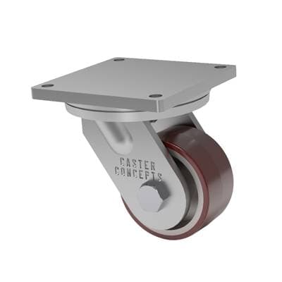 8x3 Standard Polyurethane Swivel Caster