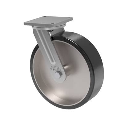 12x4 H.D. Hard Polyurethane (70D) Swivel Caster