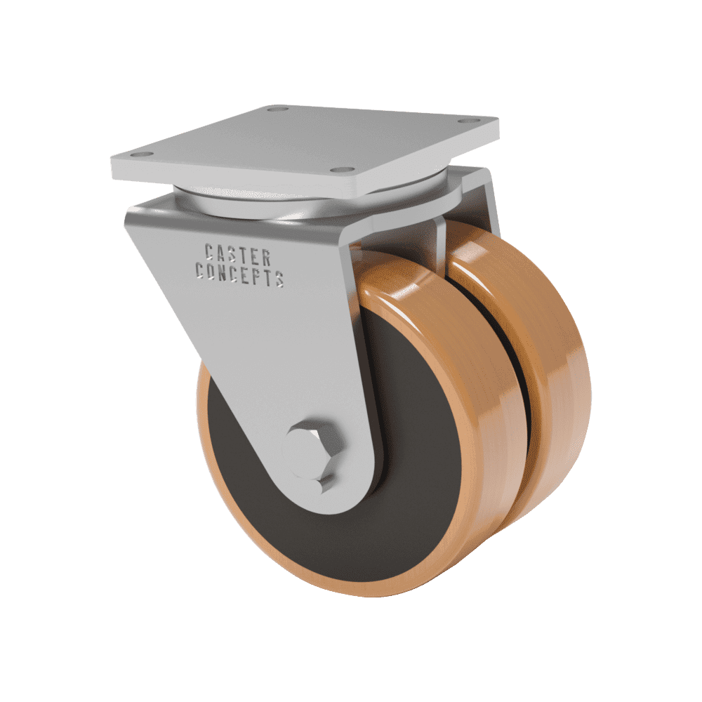 10x3 Dual Wheel Laminated Phenolic Swivel Caster