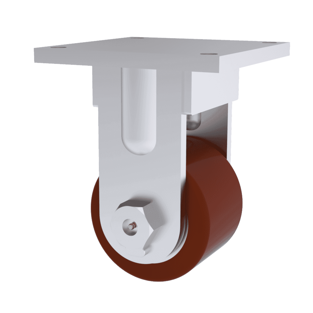 6x4 H.D. Standard Polyurethane Rigid Caster