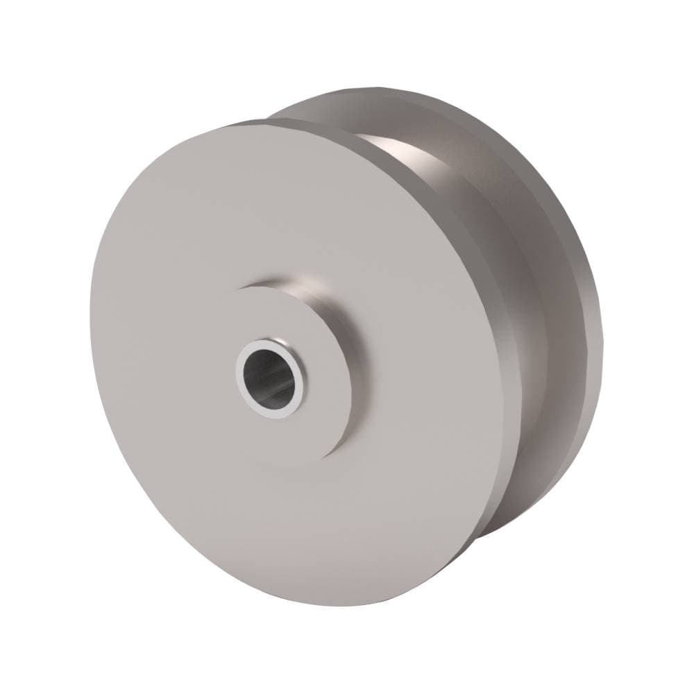 8x1.76 Dual Flanged Forged Steel Caster Wheel