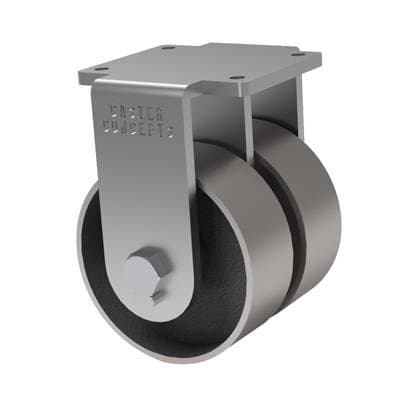 10×3 Dual Wheel H.D. Forged Steel Rigid Caster