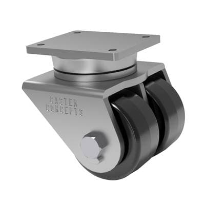 6x3 Dual Wheel Phenolic Resin Swivel Caster