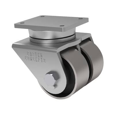 6x3 Dual Wheel Forged Steel Swivel Caster