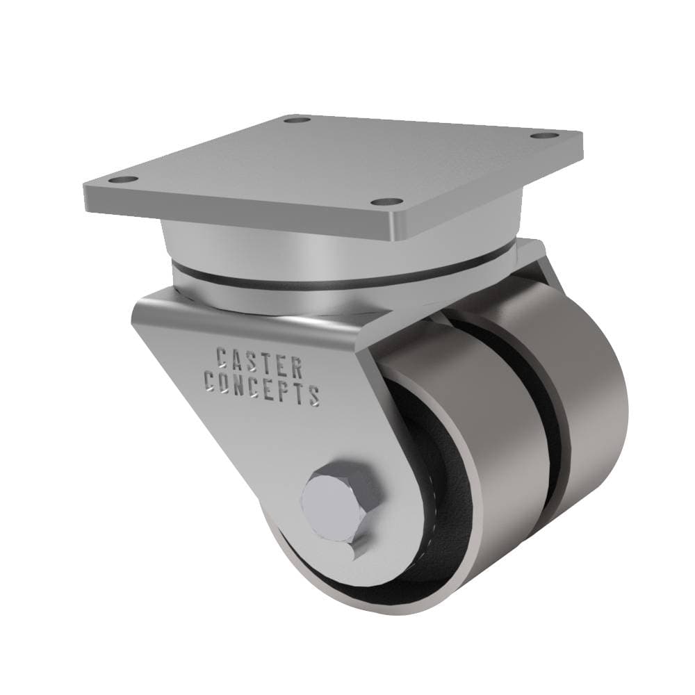 10x3 Dual Wheel H.D. Forged Steel Swivel Caster
