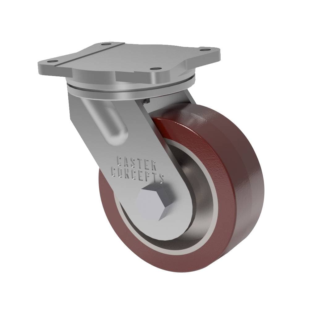 8x4 Standard Polyurethane Swivel Caster