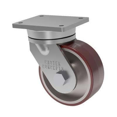 8x4 Standard Polyurethane Swivel Caster