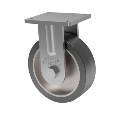 10x4 Mold On Rubber Rigid Caster