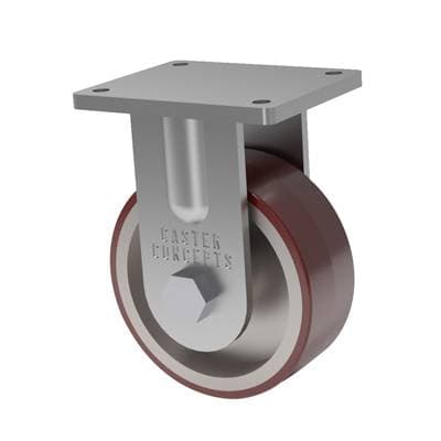 8x3 Standard Polyurethane Rigid Caster